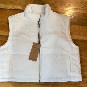 Thread & Supply Ivory Quilted Vest